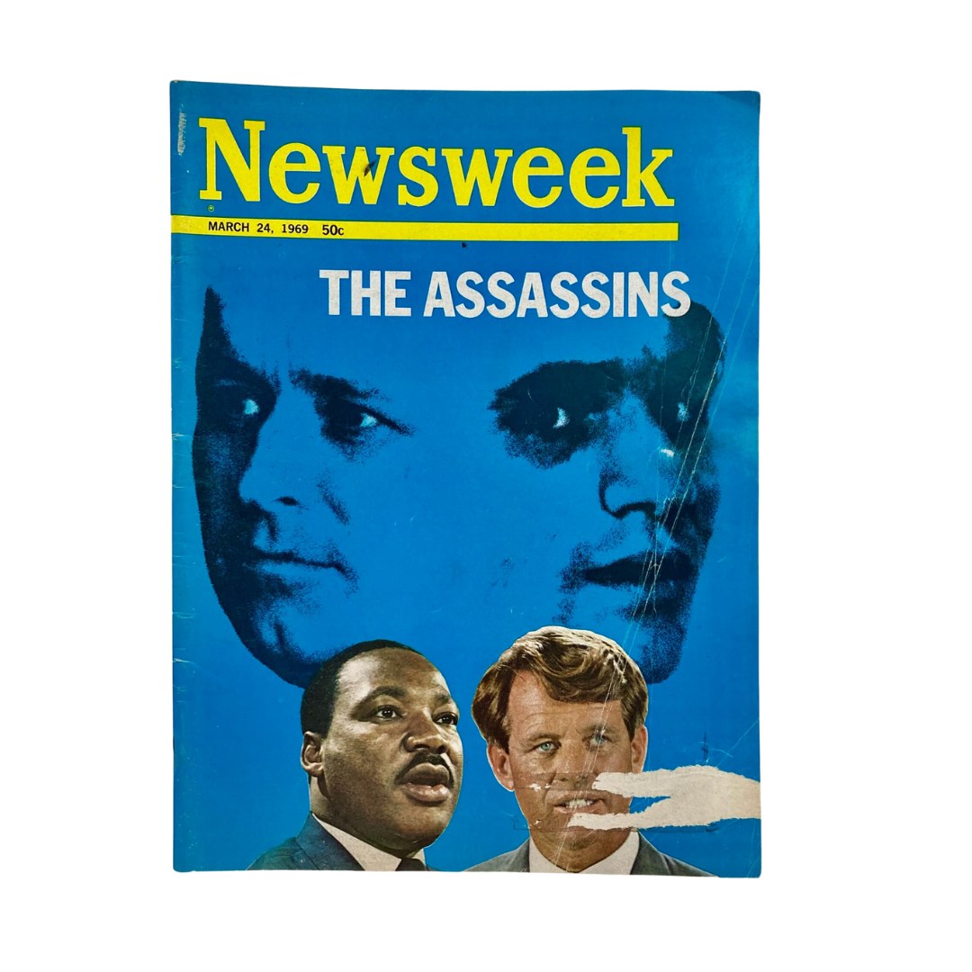 Newsweek Magazine March 24 1969 Martin Luther King & Robert Kennedy GD Interior