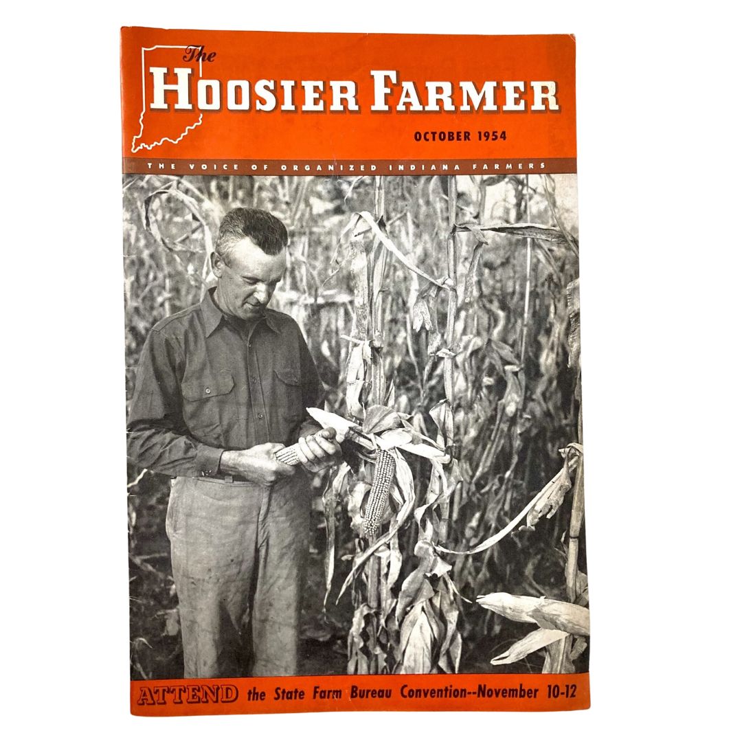 VTG The Hoosier Farmer Magazine October 1954 Gold in Them There Hoosier Hills